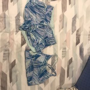 Reversible Ivivva bikini top and board shorts